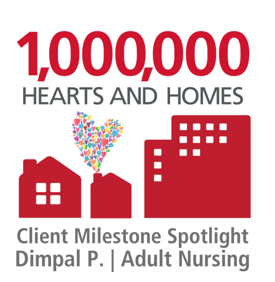 Client Milestone Spotlight Dimpal P. | Adult Nursing